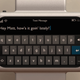 Neptune smartwatch keyboard